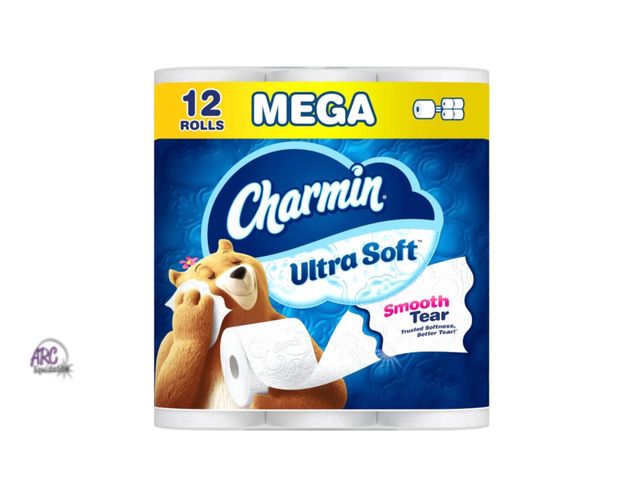 Lot 56-127827 - New Charmin Ultra Soft Toilet Paper - 12 Mega Rolls