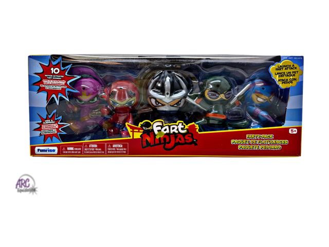 Lot 56-607530 - New - Funrise Fart Ninjas 5-Pack