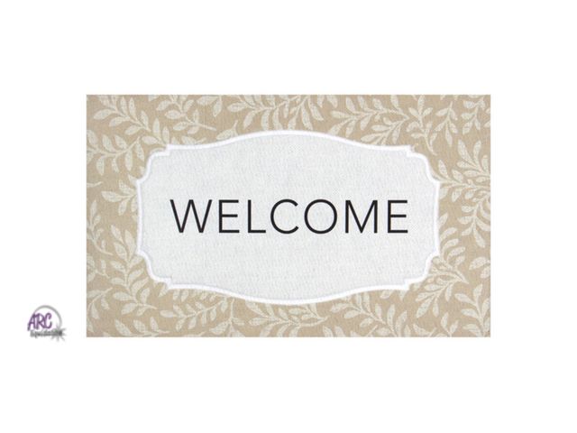 Lot 56-298031 - NEW KIRKTON HOUSE 18" x 30" Sculptures Doormat - Welcome