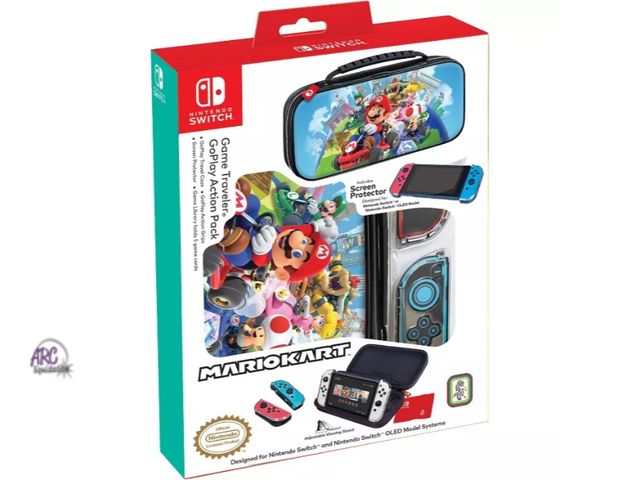 Lot 56-597533 - NEW-Nintendo game traveler Goplay action pack-mario kart themed-designed for Nintendo Switch and Nin...