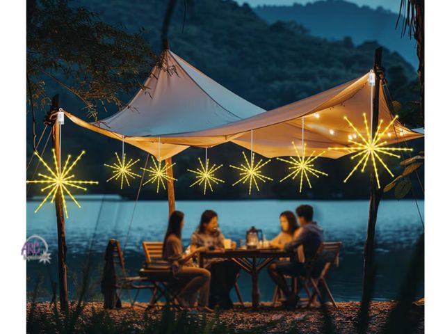 Lot 56-321330 - New, Torchstar LED decorative light, waterproof, 6-18 hr timer, color white