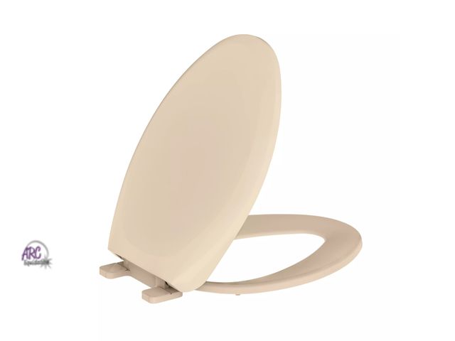 Lot 56-631350 - New - Gerber Elongated Slow Close Toilet Seat Bone G009921325