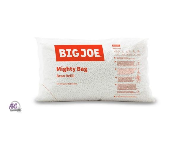 Lot 56-754521 - New 3.5 cu ft (100 liters)Big Joe Bean Refill Polystyrene Beans for Bean Bags or Crafts