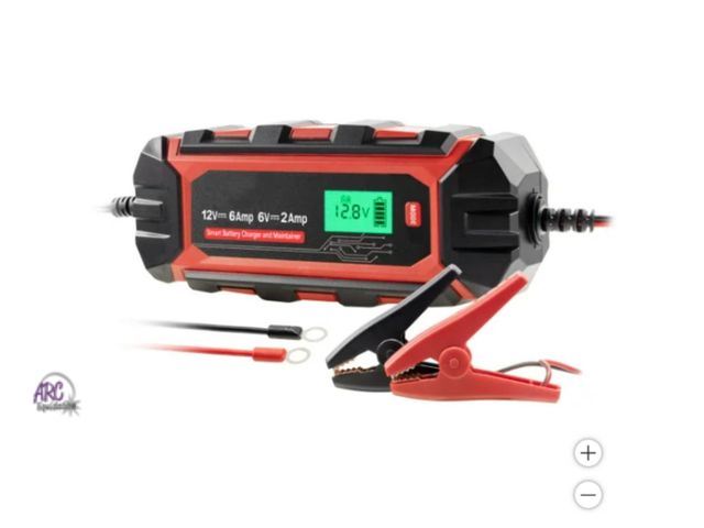 Lot 56-632550 - New in box tested works UltraPro Elite Smart Battery Charger and Maintainer, 6V/12V, 6A (new)