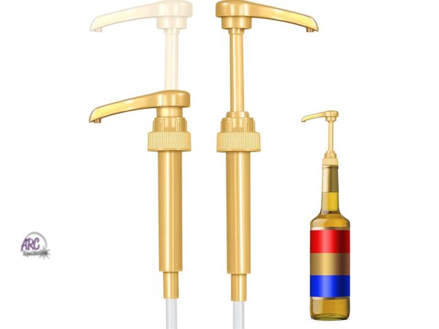 Lot 56-260423 - NEW 2 Pack Fresh Finest Coffee Syrup Pump Dispenser, Syrup Pump is Compatible with Torani, Davinci, ...