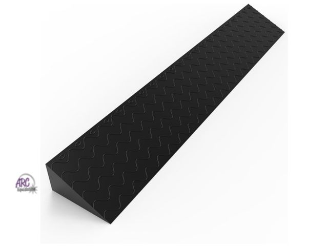 Lot 56-194540 - New Henka 3" Rise Threshold Ramps for Doorways, Wheelchair Ramp for Home Steps, Door Threshold Ramp ...