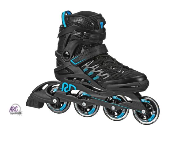 Lot 56-155750 - New in Box Roller Derby AERIO Q-84 Mens Inline Skates - Size 11 (Blue/Black)