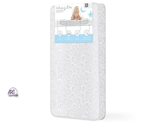 Lot 56-763951 - New Dream on Me, 3" Infant &amp; Toddler Coil Mini/Portable Crib Innerspring Mattress