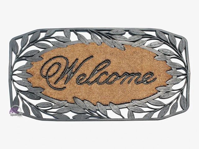 Lot 56-753898 - New  Natural Coir and Rubber Door Mat, 23" x 38", Thick Durable Doormats for Indoor Outdoor Entrance...