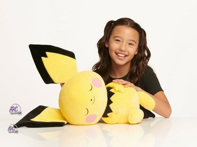 Lot 56-715930 - New Pokemon 18” Plush Sleeping Pichu - Cuddly-