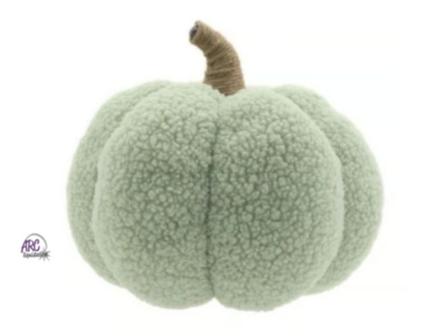 Lot 56-894422 - New - Sherpa Fabric Pumpkin - Sage