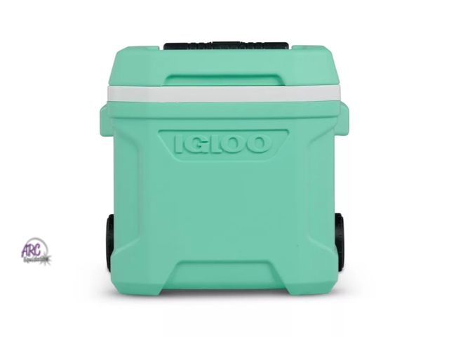 Lot 56-157331 - NEW-Igloo profile 16 quart rolling cooler-teal