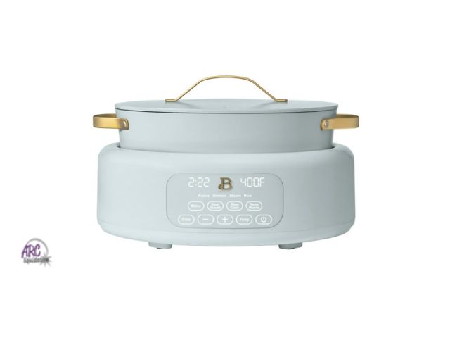 Lot 56-761351 - New in box. Beautiful 10-in-1, 6 Qt Electric Multi-Cooker with 7 Preset Functions, Hydrangea by Drew...
