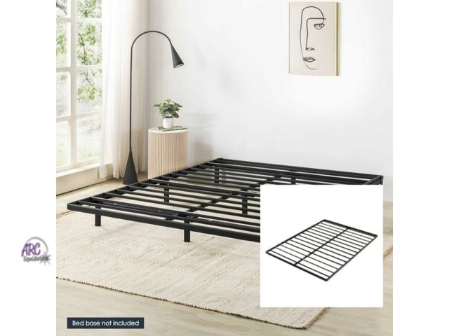 Lot 56-787513 - New Mellow 1.6" Easy Assembly Metal Bunkie Board, Mattress Support