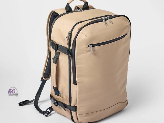 Lot 56-863816 - New - 30L Open Story Travel Backpack Padded Laptop Pocket, Mesh Pocket, Large Interior Compartment, ...