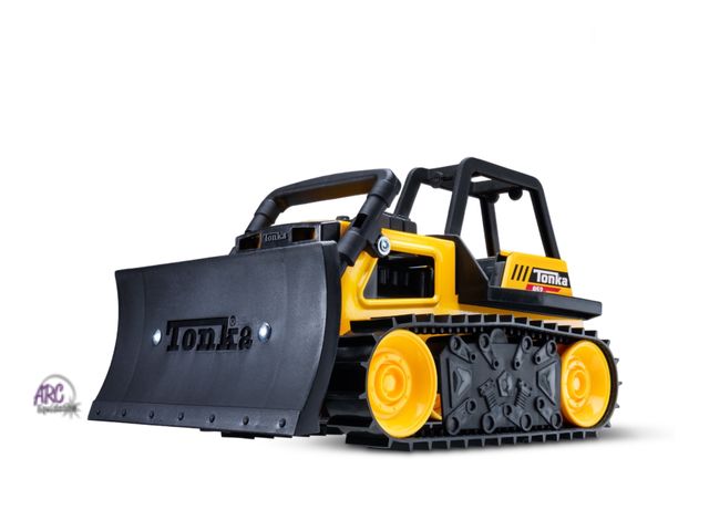 Lot 56-312430 - New, Tonka Steel Classics Bulldozer, Play Vehicle, Built Tonka Tough with Real Steel, Great for Ages...