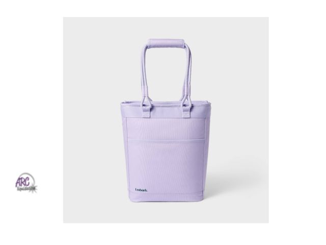 Lot 56-133727 - New Tote 14 Cans Total Soft Insulated Small Cooler Bag, Lilac Purple