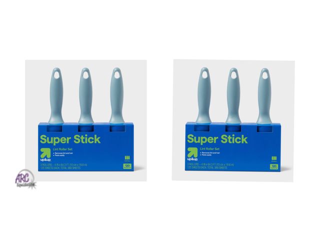 Lot 56-160813 - New Lot of 2 Lint Roller Triple Pack 120 Sheets Each