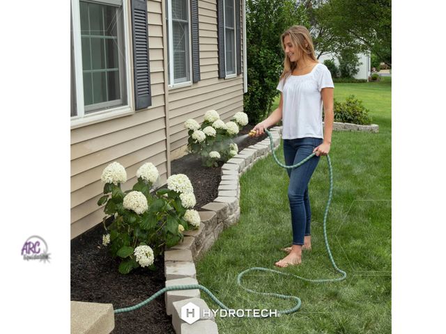 Lot 56-316550 - New container opened HydroTech 50 ft Expandable Garden Hose - Burst Proof &amp; Lightweight, Flexibl...