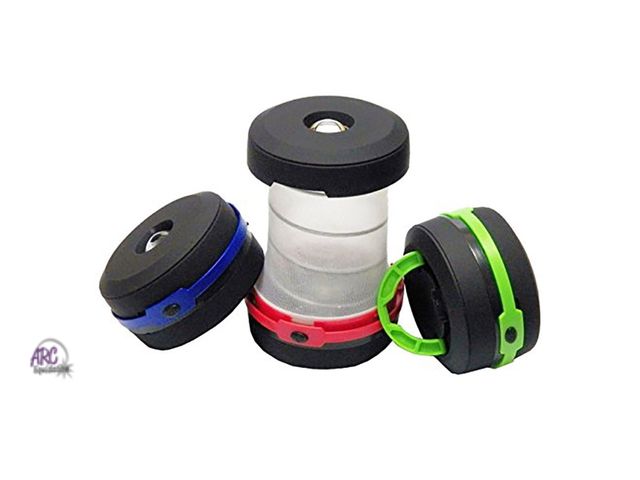 Lot 56-280351 - Brightway 2 in 1 flashlight and lantern high beam low beam strobe three lights red blue and green