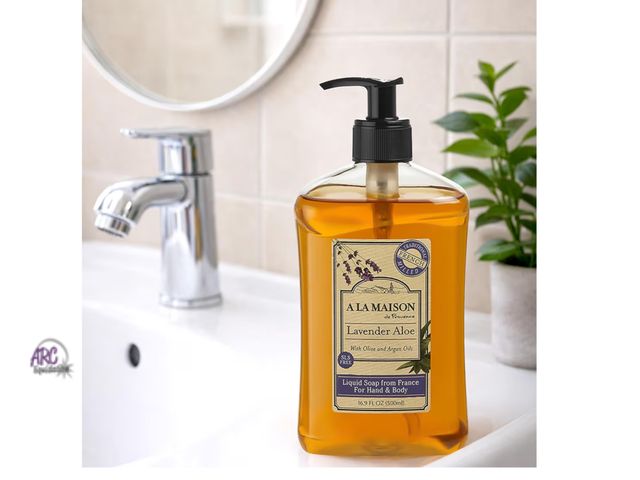 Lot 56-320551 - New lot of 2 A LA MAISON  Rosemary Mint, Honeysuckle,French Liquid Hand Soap - Natural Hand Wash Mad...