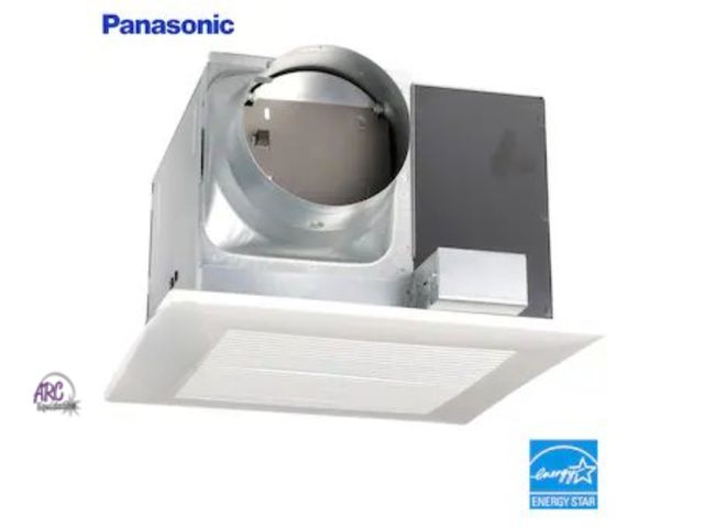 Lot 56-599723 - NEW-Panasonic WhisperCeiling 1.3-Sone 190-CFM White Bathroom Fan