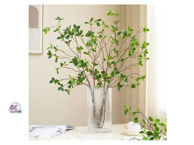 Lot 56-120425 - New HANDIC 3 Pcs Faux Stems Artificial Branches for Vase Greenery Stems Faux Branches for Vase Plant...