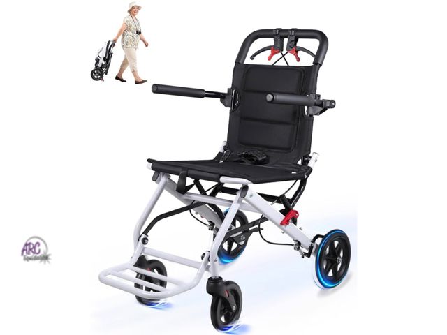 Lot 56-272951 - New in box Wheelchairs for Adults Lightweight Foldable – Ultra Lightweight Transport Wheelchair, Por...