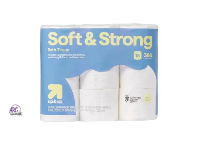 Lot 56-301614 - New,Soft &amp; Strong Toilet Paper - up&amp;up™