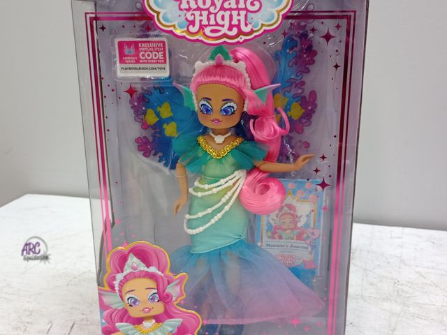 Lot 56-448060 - New - Royale High 9” Fashion Doll - Water Fairy, Wave 1, Series 1 Doll - Fairy Journal, Comb, and Vi...