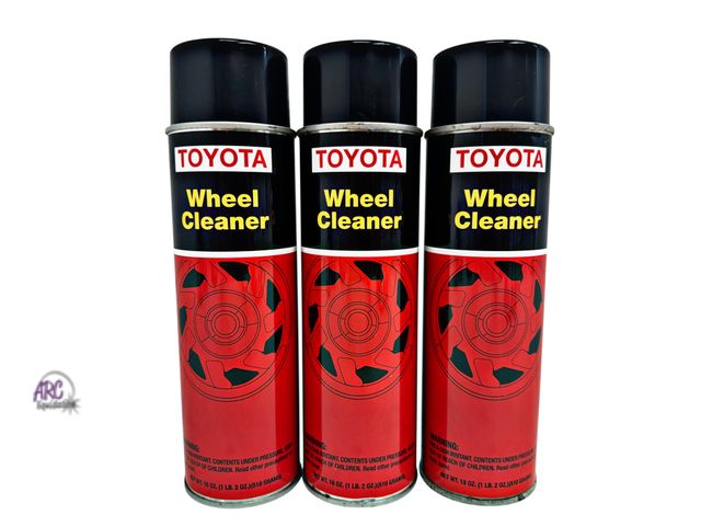 Lot 56-207360 - New - Lot of 3 TOYOTA Genuine Toyota Fluid 00289-1WC00 WHEEL Cleaner - 18oz. Can