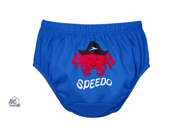 Lot 56-120960 - New Speedo Kids' Swim Reusable Diaper - Captain Claw (Size Medium) - Blue