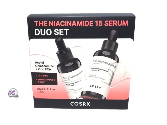 Lot 56-374865 - New in Box - 2 Count - 1.01 fluid Oz each - COSRX Niacinamide 15 Serum - Acetyl Glucosamine + Zinc P...