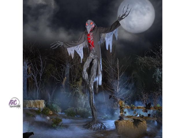 Lot 56-411635 - New tested and works - Home Accents Holiday 15 ft. Grave &amp; Bones Giant-Sized Animated LED Gally-...