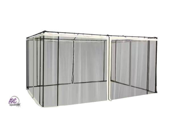 Lot 56-447560 - New Open Box - Replacement Mesh Mosquito Netting - Screen Walls for 10 ft. x 12 ft. Patio Gazebo, 4-...