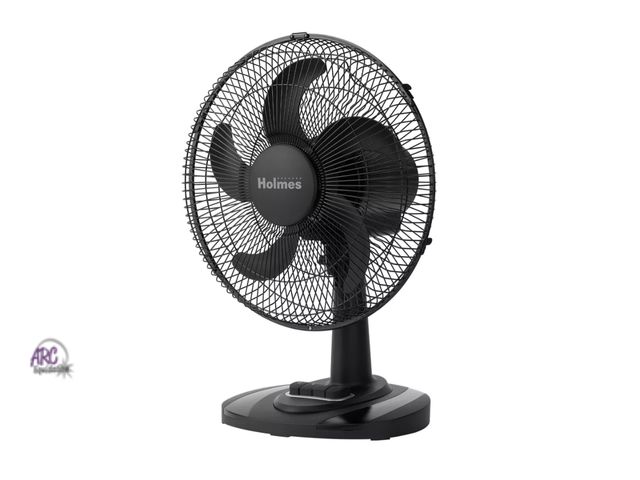 Lot 56-477112 - NEW-TESTED-Holmes
Holmes 12" Table Breeze Table Oscillating Fan Black