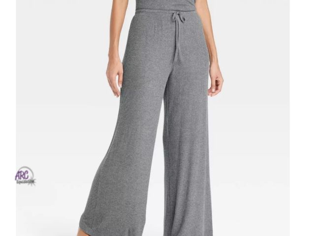 Lot 56-505034 - NEW-Women's Cozy Ribbed sleepwear Pants - Auden-SIZE SMALL