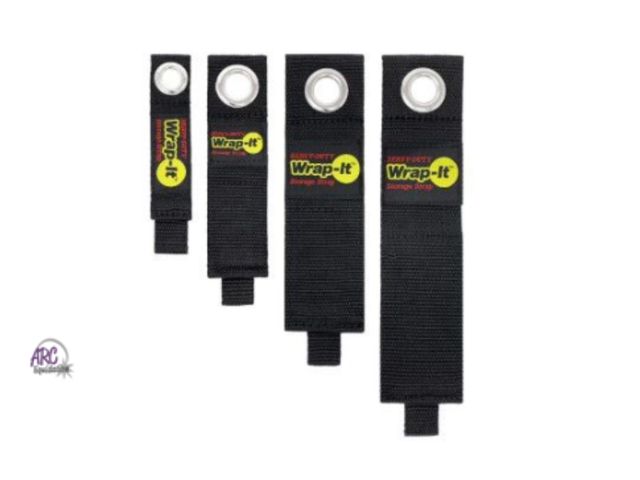 Lot 56-485564 - New Open Package - Assorted 4 Pack (7", 10", 13", 17") - Heavy-Duty Wrap-It Storage Strap