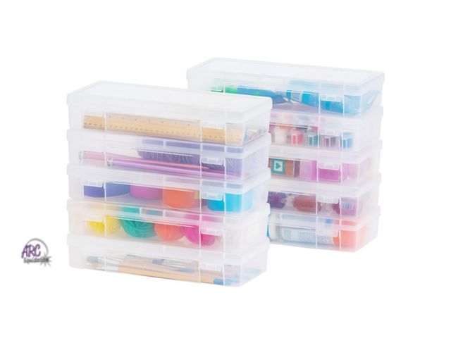 Lot 56-550718 - NEW-LOT OF 10-IRIS-CONTAINERS ONLY-ITEMS INSIDE NOT INCLUDED-Plastic Storage Containers with Latchin...