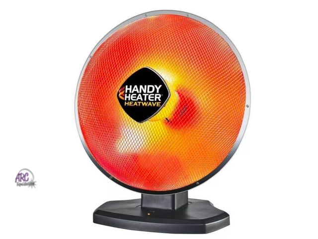 Lot 56-506634 - New -TESTED-TORN BOX- Handy Heater Heatwave - 15in