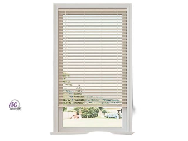 Lot 56-600821 - NEW 23" x 48" Vinyl Mini Blinds 1-Inch Cordless. Color: Alabaster