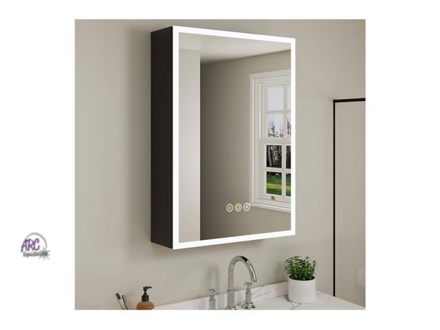 Lot 56-273451 - New in box Buruis 16 x 24 Inch Medicine Cabinet with LED Lights and Mirror, Recessed/Wall Mounted Ba...