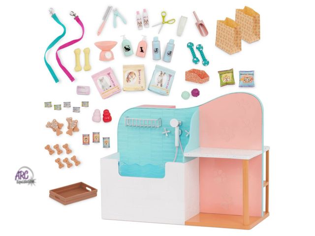 Lot 56-291130 - NEW Our Generation Happy Tails Care Center Pet Vet Accessory Set for 18" Dolls