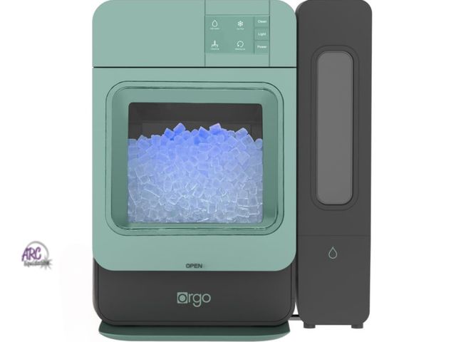 Lot 56-768610 - Orgo Sonic Countertop Ice Maker 33 lbs Capacity Nugget Ice Maker, mint green