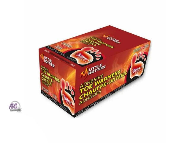 Lot 56-392630 - New Little Hotties Adhesive Toe Warmers - 30 Pairs