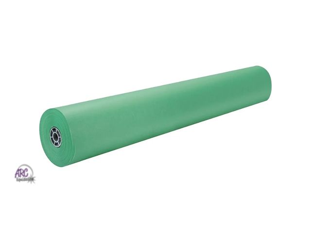 Lot 56-775121 - New Pacon Rainbow Duo-Finish Kraft Paper Roll, 36" x 1000', Brite Green