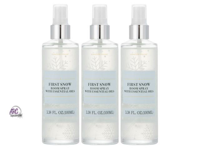 Lot 56-227137 - NEW Lot Of 3 Krofton House First Snow Room Spray With Essential Oils 3.38 FL. OZ Bottles