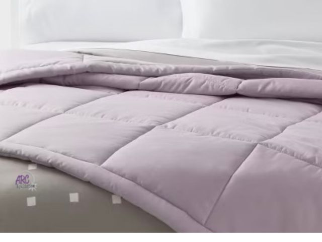 Lot 56-322860 - New Room Essentials 48"x60" Down Alternative Quilted Throw Lavender - Microfiber, OEKO-TEX Certified...