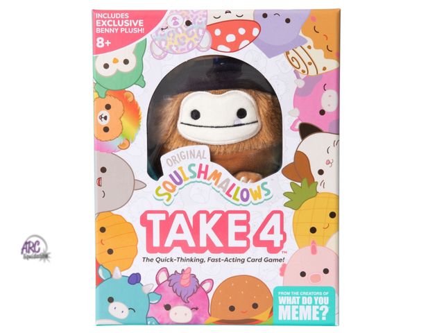 Lot 56-316230 - New, Squishmallows Take4, The Fast-Paced Family Game Featuring Benny by What Do You Meme? Family
