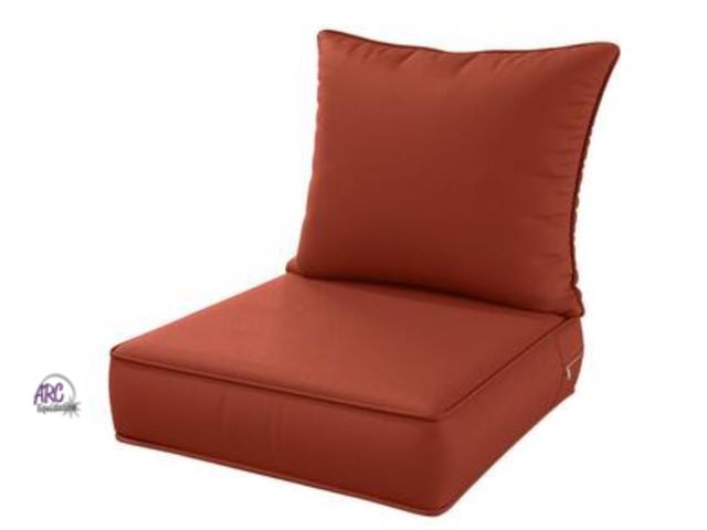 Lot 56-629150 - New - 24 in. x 24 in. x 5 in. Square Outdoor Deep Seating Cushion Set Seat and Back Cushion for Loun...